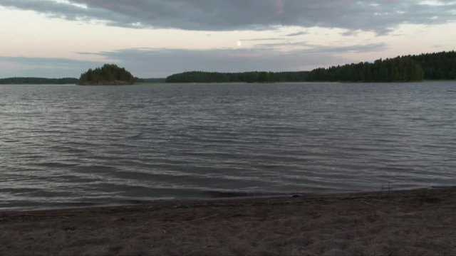 Finland on the shore of Lake Saima