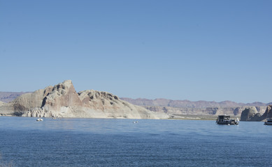 Fototapeta na wymiar Arizona Utah Lake Powell View