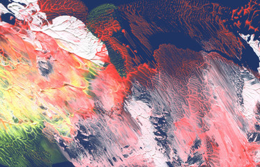 Abstract acrylic and watercolor brush strokes painted background. Texture paper.