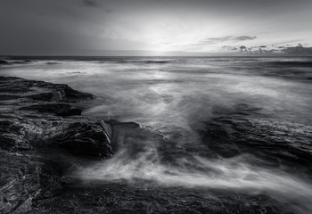 Sunlight over Surf, Constantine Bay, Cornwall