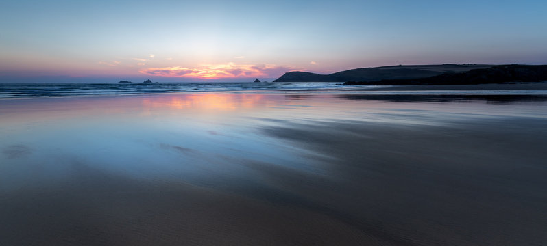 Sunset, Constantine Bay, Cornwall