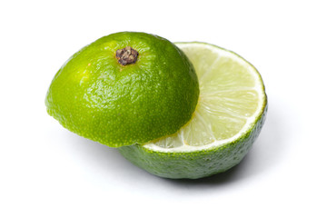 Sliced ripe lime