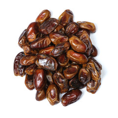 Heap of dried dates fruit