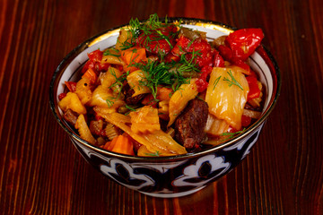 Uzbek traditional lagman