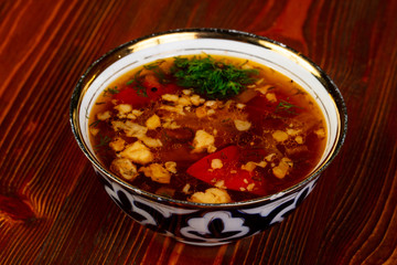 Uzbek Shurpa soup
