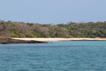 tropical beach in Panamá