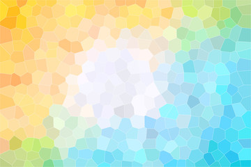 Beautiful abstract illustration of red, blue and yellow colorful Small hexagon. Nice background for your work.