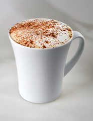 Kaffee, Kaffeetasse, Cappuccino, Schokostreusel, Kakaostreusel