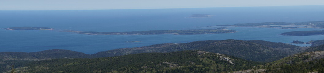 Obraz premium View from Cadillac Mountain in Acadia National Park, Maine, USA