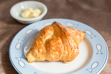 Fresh croissant