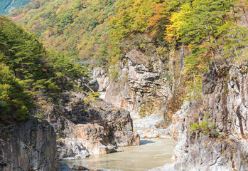 Ryuyo Gorge canyon Nikko Japan