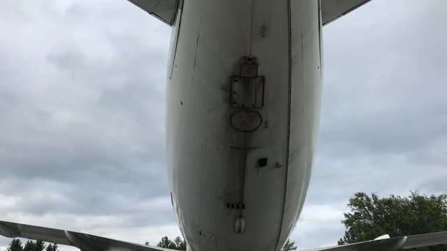 elements of the exterior of a passenger aircraft. air Transport