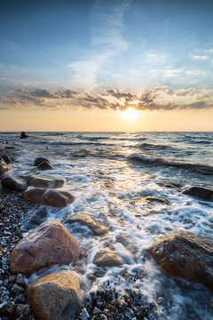 Rocks in the sea
