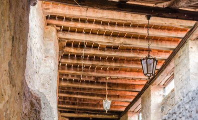 Leptokaryá, Greece - June 07, 2018: Olympus - New Orthodox monastery of St. Dionysius the village of Litohoro 