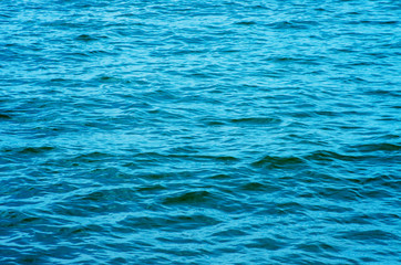 Blue sea water background