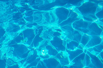 water in swimming pool rippled water detail background