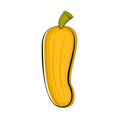Isolated banana sketch icon