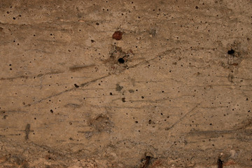 Concrete Wall with Artifacts and Holes Texture