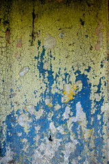 Old Wall With Multiple Dry Paint Layers Textures