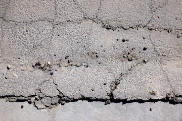 Old Asphalt Cracked Pieces End Texture