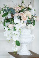 Obraz na płótnie Canvas wedding decorations from flowers