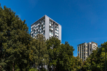 Residential building of the international building exhibition 1957 in Berlin (IBA 1957)