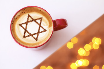 a cup of coffee in Israel