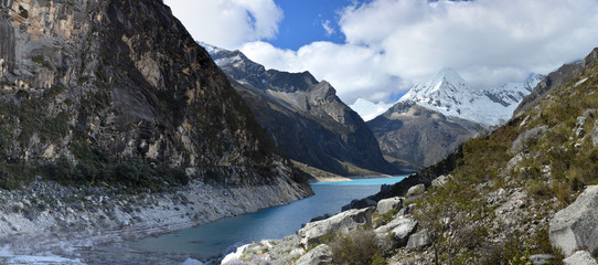 Laguna y nevado de Paron Caraz Huaraz Peru
