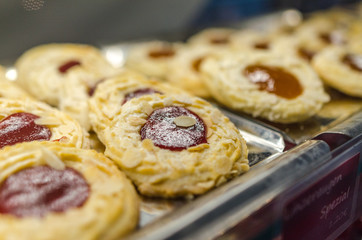 Enjoying day in sweet-shop