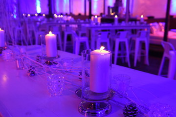 Two Candles on a Table