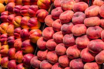 Nectarine in a market