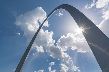 St Louis Missouri Gateway Arch - obrazy, fototapety, plakaty