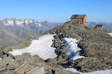 Hochstubaih&uuml;tte in den &Ouml;tztaler Alpen
