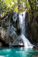 Fototapeta na wymiar Waterfall in Sumbawa, Indonesia
