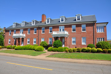 Fototapeta na wymiar Historic apartment in Fort Monroe, Chesapeake Bay, Virginia, USA.