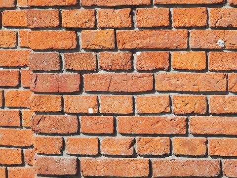 Fototapeta Ściana z cegły pomarańczowej