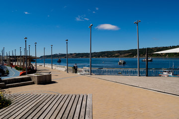 Obraz premium Costanera de Dalcahue, Chiloé, Chile