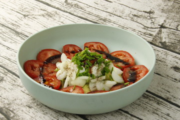 Salade tomates burrata