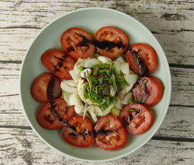 Salade tomates burrata