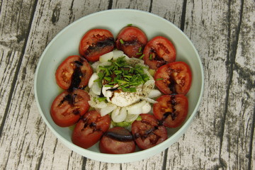 Salade tomates burrata