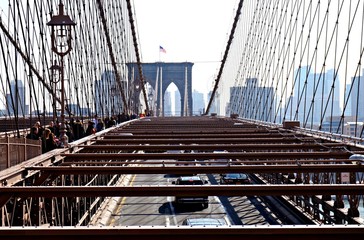 brooklyn bridge in new york city