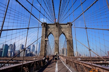 brooklyn bridge in new york
