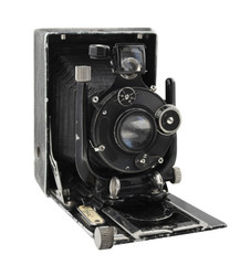 Retro vintage camera side view