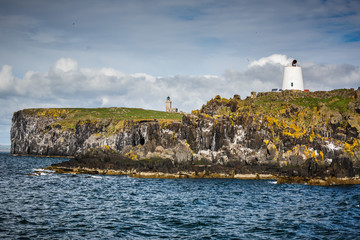 View of the Isle of May - Bird reserve in Scotland
