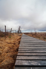 Fototapeta premium catwalk in high fens