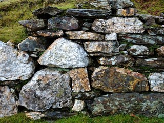 Mountain Ruins Snowdon Wales