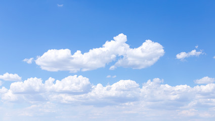 Blue sky background with clouds