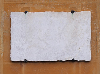 Blank stone plate