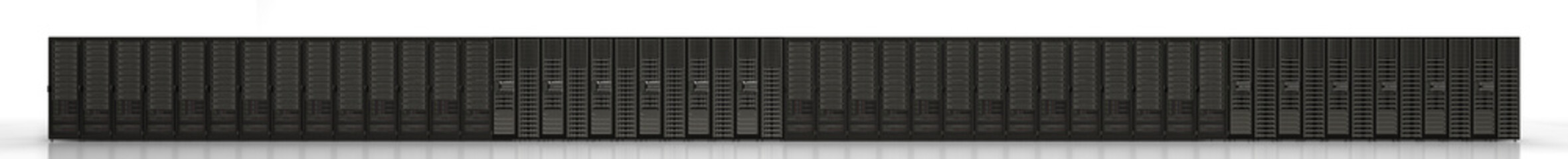 Data Server Infnite seamless loop, Server Sequenza Continua, illustrazione 3d 