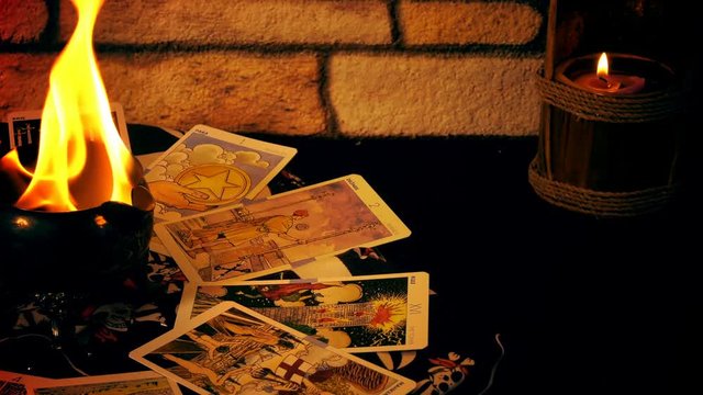 Magical Witchcraft Fortune Teller Mystical Tarot Cards